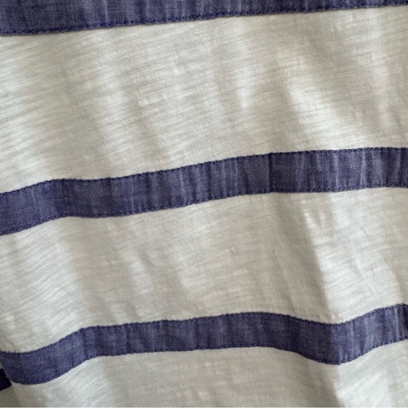 J. Crew Women’s Heathered Striped Tee Size Large - Picture 3 of 4